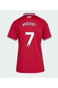 Manchester United Mason Mount #7 Jalkapallovaatteet Naisten Kotipaita 2026-27 Lyhythihainen